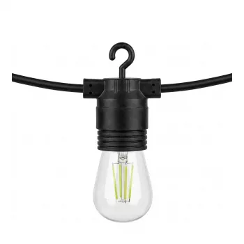 SYNERGY21 LED Retrofit E27 S14 Pink 2W, skirtas girliandoms