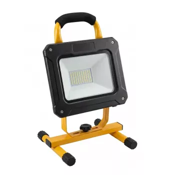 SYNERGY21 LED belaidis statybinis prožektorius 30W geltona/šalta balta, suderinamas su Bosch (S21-LED-NB00403)