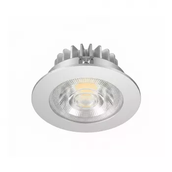SYNERGY21 Synergy 21 LED įleidžiamas lubinis šviestuvas Helios sidabrinis - apvalus - šilta balta