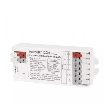 Miboxer LED valdiklis 3in1 RGB/RGBW/RGB+CCT Zigbee 3.0 2.4G E3-ZR