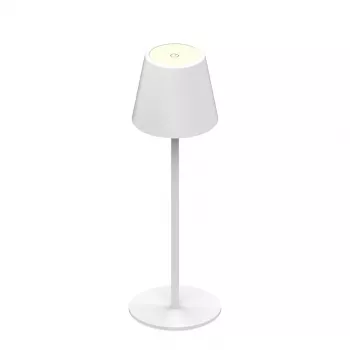SYNERGY21 LED stalinė lempa su įkraunama baterija - Lauko IP54 - Liečiamas reguliatorius - Balta