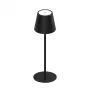 SYNERGY21 Synergy 21 LED stalinė lempa su įkraunama baterija - Lauko IP54 - Liečiamas jungiklis su reguliavimu - Juoda