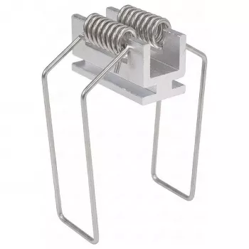 Synergy 21 LED U profilio tvirtinimo spaustukas ALU143/ALU145 - permatomas