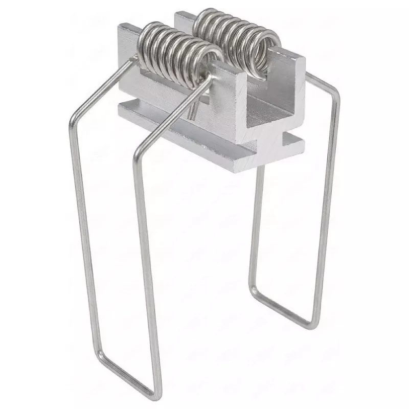 Synergy 21 LED U profilio tvirtinimo spaustukas ALU143/ALU145 - permatomas