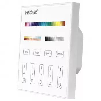 Synergy 21 LED DMX 5 in 1 Smart Touch Panel (X5) - suderinamas su MiLight/MiBoxer