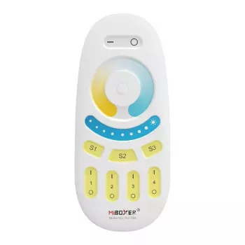 Miboxer Synergy 21 LED nuotolinio valdymo pultas, vienos spalvos, 4 zonos, MiLight (FUT094)