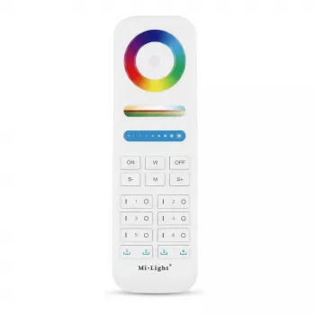 Miboxer Synergy 21 LED nuotolinio valdymo pultas RGB-WW RGB-CCT 6 zonos + 2 scenos (FUT089S)