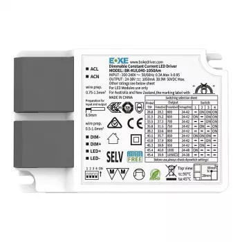 SYNERGY21 LED šviesos skydelis 620x620 su standartiniu maitinimo šaltiniu 35W PRO V4 0-10V DIM BOKE (BK-KUL040-1050Am)
