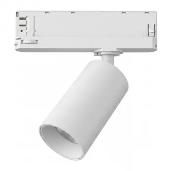 Synergy21 LED bėginis prožektorius 3 fazių bėgių sistemai VLF serija baltas 3000K (standartinis integruotas adapteris)