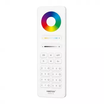 Miboxer Synergy 21 LED nuotolinio valdymo pultas 2.4GHz 8 zonų RGB+CCT Baltas (C8-W)