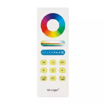 SYNERGY21 Synergy 21 LED nuotolinio valdymo pultas RGB-WW (RGB-CCT) 1 zona *Milight/Miboxer* (FUT088)