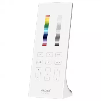 MIBOXER Y3-W 2.4GHz RGB+CCT LED nuotolinio valdymo pultas, 3 zonos, baltas