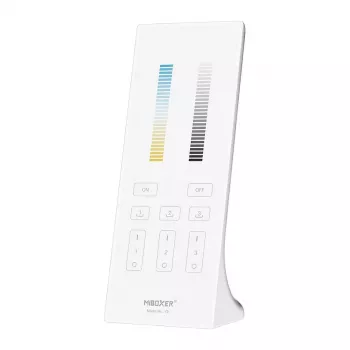 MIBOXER Y2-W 2.4GHz Dual White CCT LED nuotolinio valdymo pultas, 3 zonos, baltas
