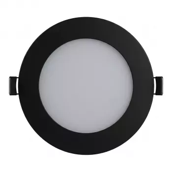SYNERGY21 LED Ultra Slim LED Panel Light V6 6W Dual White (CCT) Black 24V