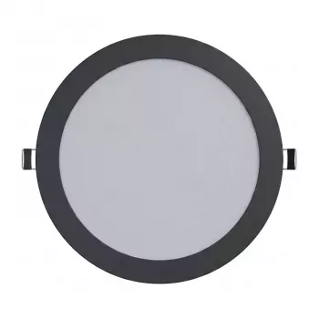 SYNERGY21 LED Ultra Slim LED Panel Light V6 12W SWW/WW/NW (3CCT) Black 24V