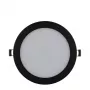 SYNERGY21 LED Ultra Slim Panel Light V6 15W SWW/WW/NW (3CCT) Black 24V