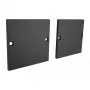 SYNERGY21 LED U-Profile ALU3535 galinis dangtelis (pora) juodas