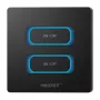 MIBOXER ESZ2B 2-Gang Smart Wall Switch with Motion Sensor, Zigbee 3.0 + 2.4GHz, Dimmer, White
