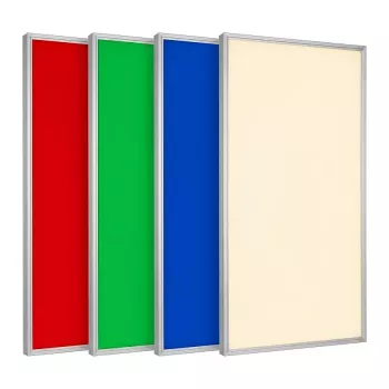 SYNERGY21 LED šviesos skydelis 300x1200 RGB-CCT 24V V3 sidabrinis