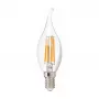 SYNERGY21 LED Retrofit E14 Candle Clear Bent Tip 4.5W Warm White Dimmable