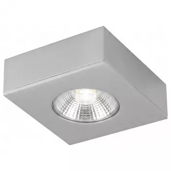 Synergy 21 LED įleidžiamas lubinis prožektorius Helios sidabrinis - kvadratinis - paviršinis rėmelis