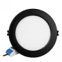 Miboxer Synergy 21 apvalus LED skydelis 6W RGB+CCT su RF ir Wi-Fi juodas (FUT068B)