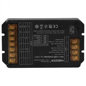 Miboxer HR5 5-in-1 RGB-CCT LED valdiklis DC12-48V 30A 2.4GHz