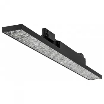 SYNERGY21 LED bėginis šviestuvas 48W 60° šilta balta CRI>90 juodas 3 fazių bėginei sistemai