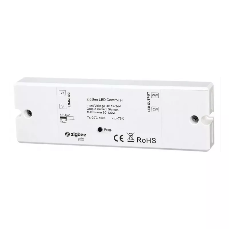 SYNERGY21 LED Serie EOS 10 Zigbee 2 kanalų valdiklis CCT (2 laidai)