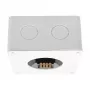 SYNERGY21 LED Sensor Microwave Radar Human Presence Sensor 2.4GHz, Square, Surface Mount Frame, MiLight/MiBoxer Compatible