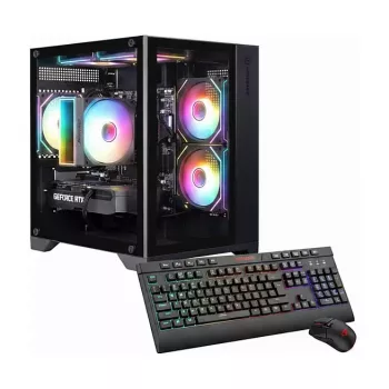 Hyrican Gamemax Infinity Mini BK 7852 AMD Ryzen 5 9600X 16GB DDR5 RAM 1TB SSD NVIDIA GeForce RTX 5060Ti (16GB GDDR7) Windows 11 Home Gaming Desktop PC