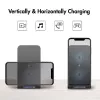 LogiLink Smartphone Stand & Wireless Charger Black