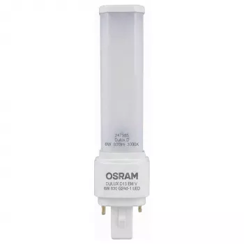 Osram DULUX D13 EM V 6W 830 G24D-1 LED 600 lm 3000K G24d-1