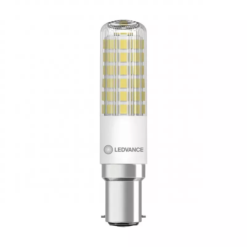 OSRAM LED SPECIAL T 6.5W 827 Clear B15d vamzdinė LED lempa, 806 lm, 2700 K, šilta balta, nereguliuojamo ryškumo, 2 vnt. pakuotė