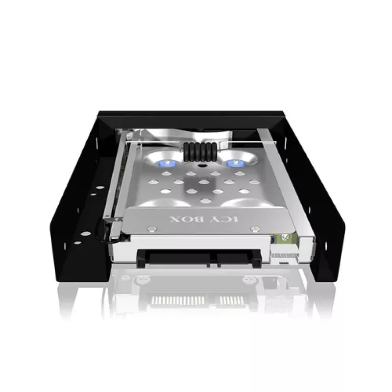 ICY BOX IB-2217ASTS Mobile Storage Rack - 2,5 inch (6,4 cm) į 3,5 inch (8,9 cm) - Juoda