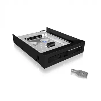 ICY BOX IB-2217ASTS Mobile Storage Rack - 2,5 inch (6,4 cm) į 3,5 inch (8,9 cm) - Juoda