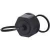 METZ CONNECT BTR E-DAT Industry IP67 V1 Bulkhead Protective Cap for Flange Housing, Grey