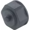 METZ CONNECT BTR E-DAT Industry IP67 V1 Bulkhead Protective Cap for Flange Housing, Grey