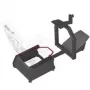 TrackTime Series One Seat Rails - Juodi, 180 mm reguliavimas, sunkaus darbo plienas sim lenktynių kabinoms