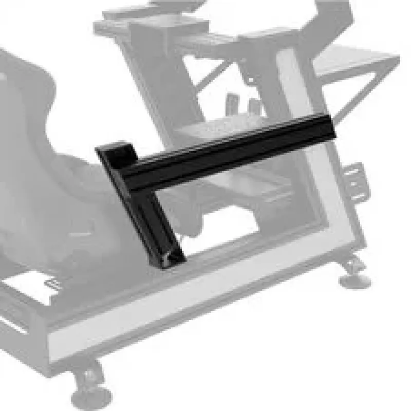 TrackTime Series One Side Mount - CNC Machined Anodized Aluminum - Black