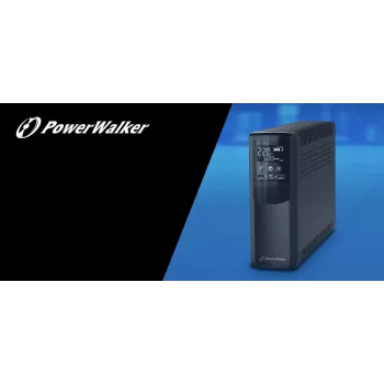 POWER WALKER UPS PowerWalker VI 600 CSW FR Linijinis-interaktyvus 600 VA 360 W 2 išėjimai