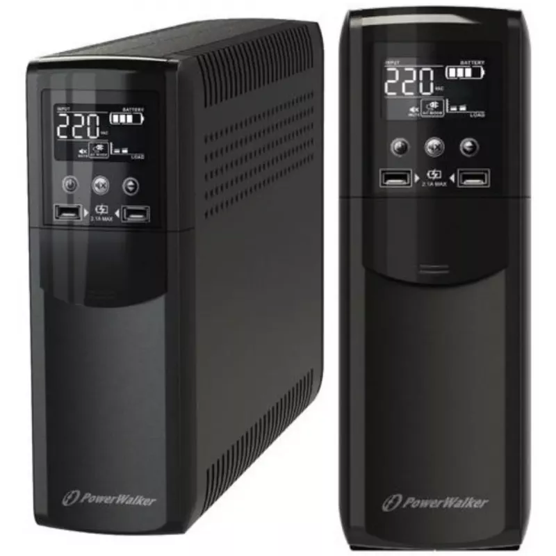 POWER WALKER UPS PowerWalker VI 600 CSW FR Linijinis-interaktyvus 600 VA 360 W 2 išėjimai