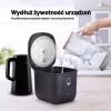 Lauben stiklinis vandens filtro ąsotis 32GW, 3,2 l, borosilikatinis stiklas, be BPA, elektroninis filtro tarnavimo laiko indikatorius, permatomas/juodas