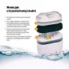 Lauben stiklinis vandens filtro ąsotis 32GW, 3,2 l, borosilikatinis stiklas, be BPA, elektroninis filtro tarnavimo laiko indikatorius, permatomas/juodas