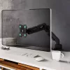 ONKRON G90-B Vieno monitoriaus stalinis laikiklis 13-34 inch ekranams, iki 10 kg, juodas