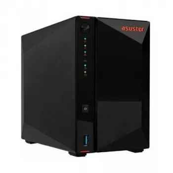 ASUS Asustor Lockerstor 2 Gen2+ (AS6702T v2) 2-Bay NAS Desktop Server Intel Celeron N5105 4GB DDR4 Diskless Black