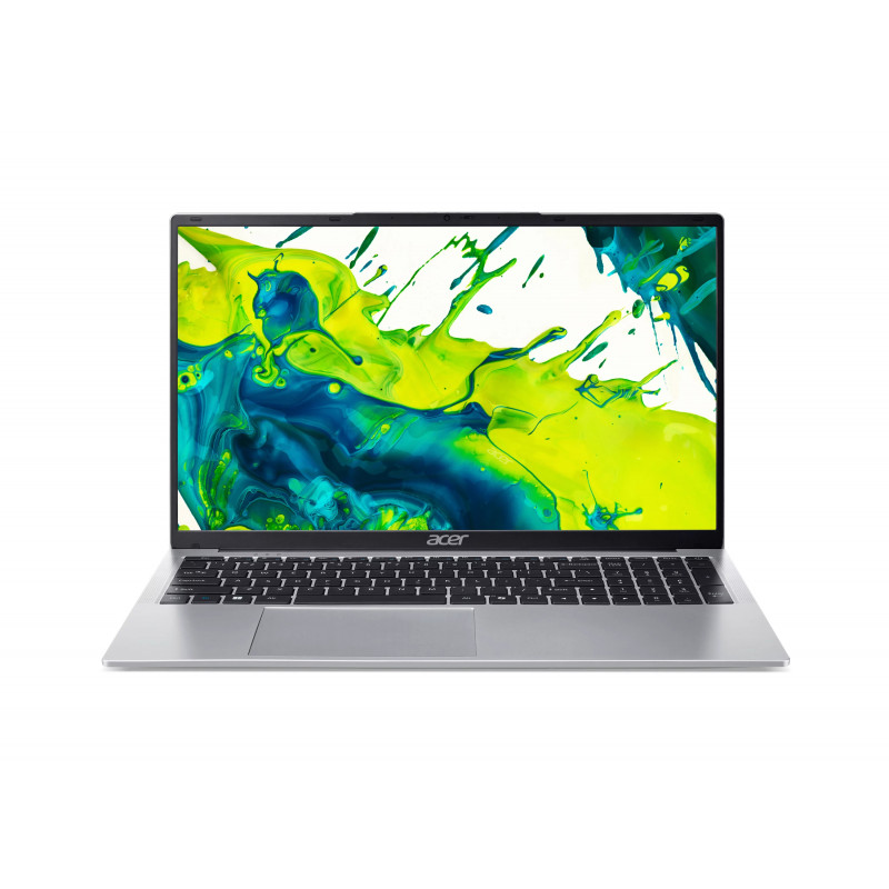 Acer Aspire Lite 17 AL17-31P nešiojamas kompiuteris - Intel N355 - 8GB RAM - 512GB SSD - 17,3 inch TN HD+ - Wi-Fi 6 - šviesiai sidabrinis - prancūziška klaviatūra - Windows 11 Home