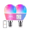 LEPRO BP1-2 E14 LED lemputė su Bluetooth ir Wi-Fi, 470 lm, 2 vnt. pakuotė