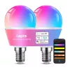 LEPRO BP1-2 E14 LED lemputė su Bluetooth ir Wi-Fi, 470 lm, 2 vnt. pakuotė