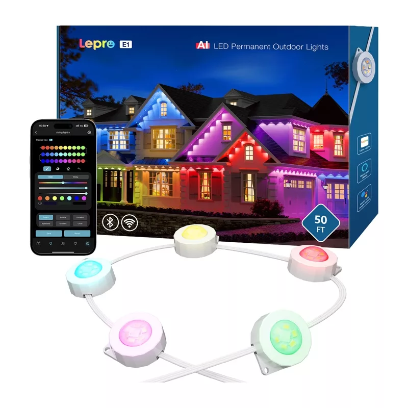 Lepro E1-60 Soffit Light 6W 480lm 4000K Cool White IP44